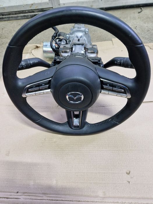 Volan piele în trei spițe fără padele Mazda 3 2020