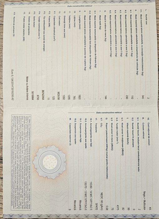 Aprilia SR125 GT an 2023