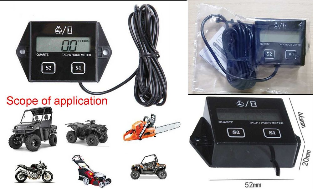 Turometru+ ore funtionare motor barca, ATV, ski-jet, salupa. Nou!