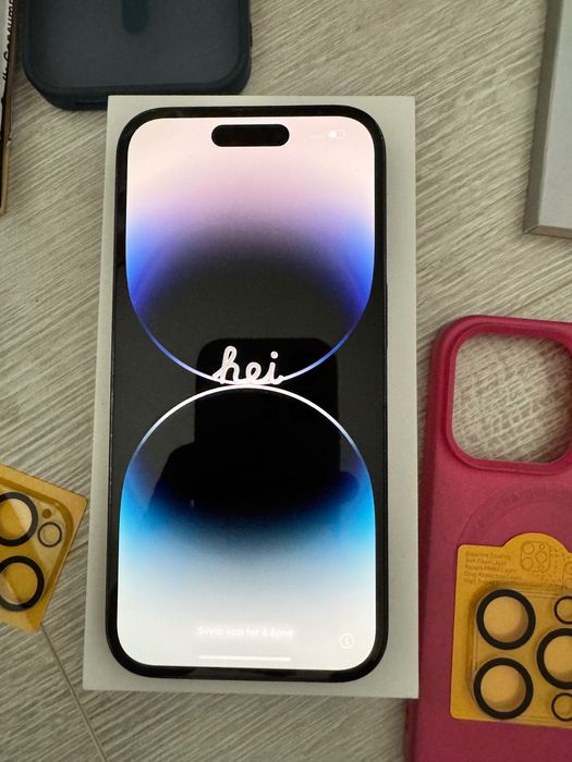 iPhone 14 Pro - Space Black, 128GB - stare excelentă + accesorii