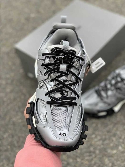 Balenciaga Track Sneaker "Silver/Black"