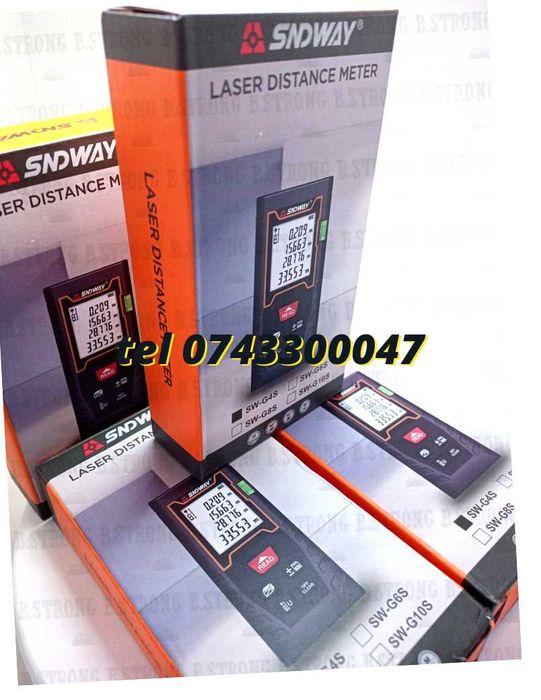 Aparat Masura Laser 40m Sndway Digital Portabil Usor De Manipulat