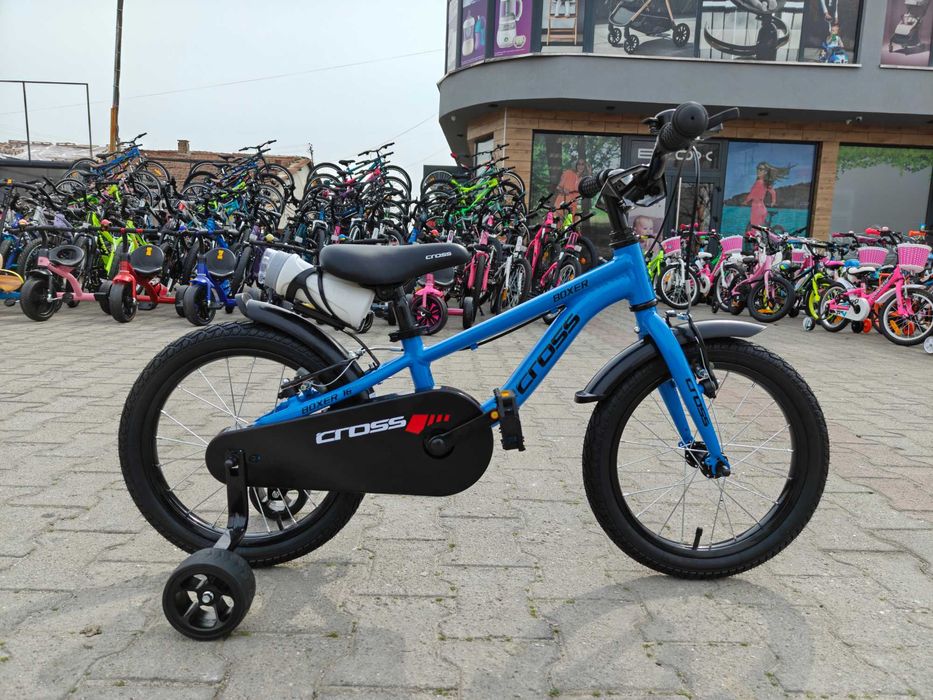 CROSS Алуминиев велосипед 16" BOXER син