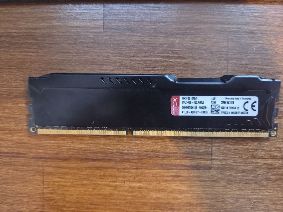 Memorie RAM Kingston HyperX Fury Black 8GB DDR3 1866MHz CL10
