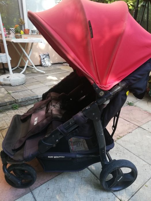 Детска количка за близнаци Baby monsters