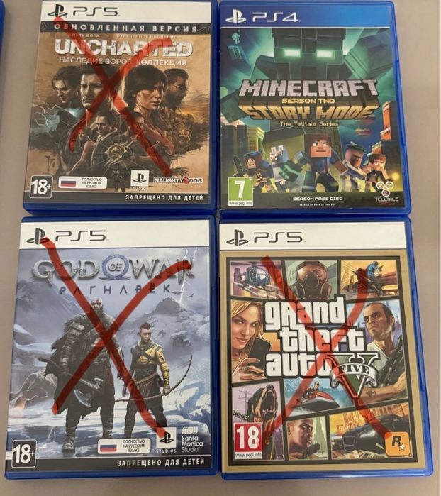 Продаются игры для PS4/PS5