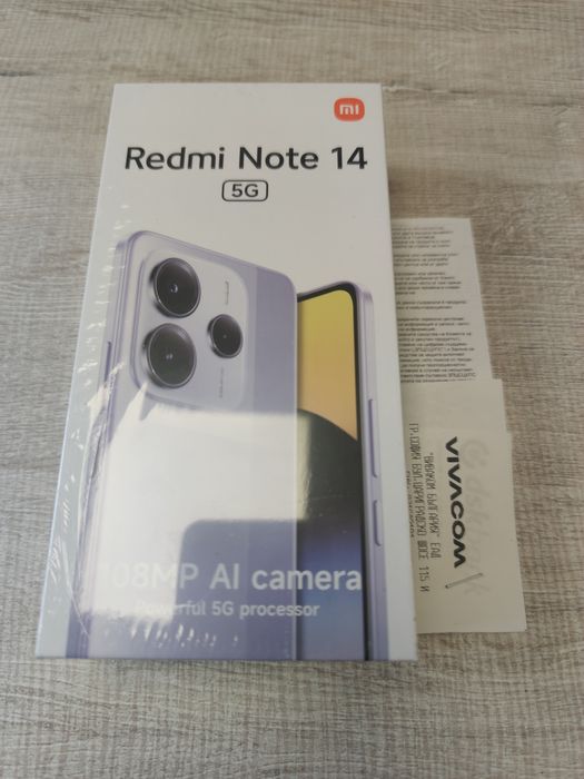 Xiaomi Redmi Note 14 5G 128GB 6GB 2г. Гаранция!