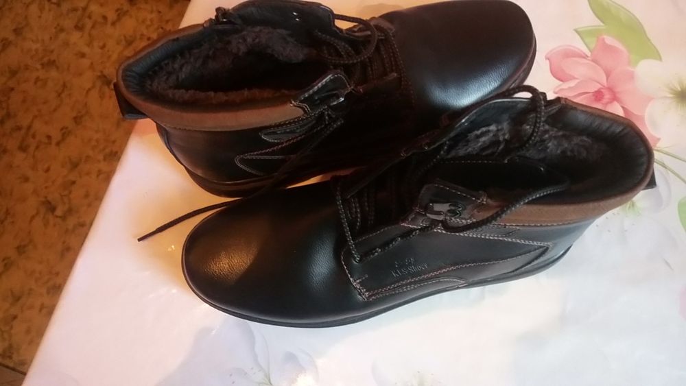 Зимние ботинки размер 45