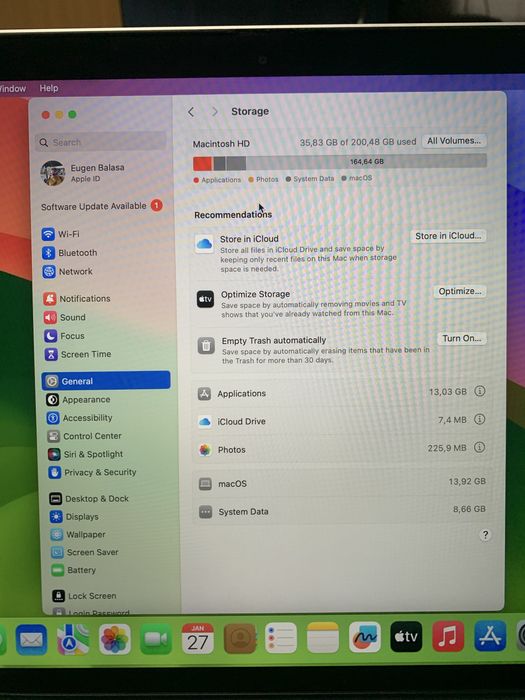 MacBook Pro Intel I7 16Gb 256 Gb impecabil