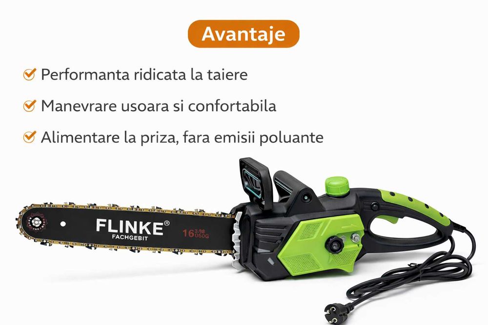 Fierastrau electric FLINKE 3200W lama 40 cm ungere automata