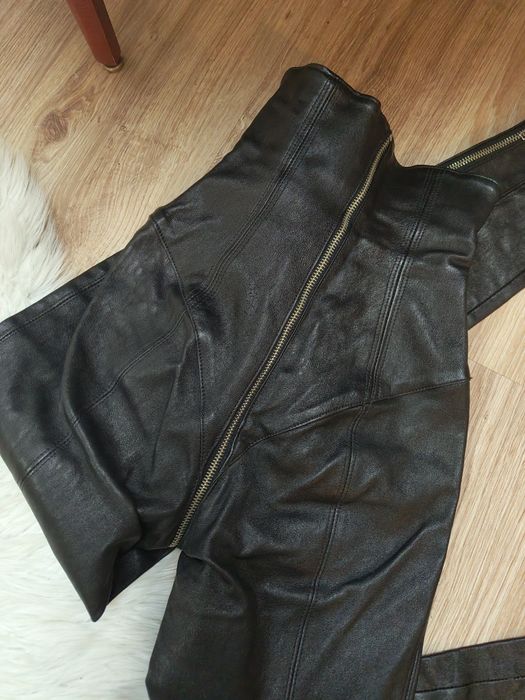 Pantaloni piele naturala