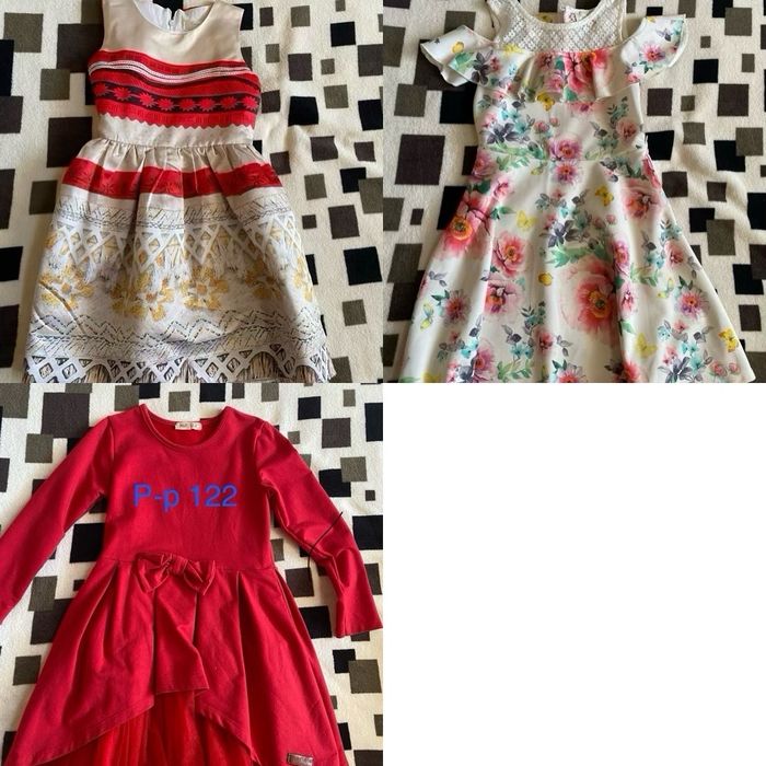 Детски рокли от размер 110 до 128