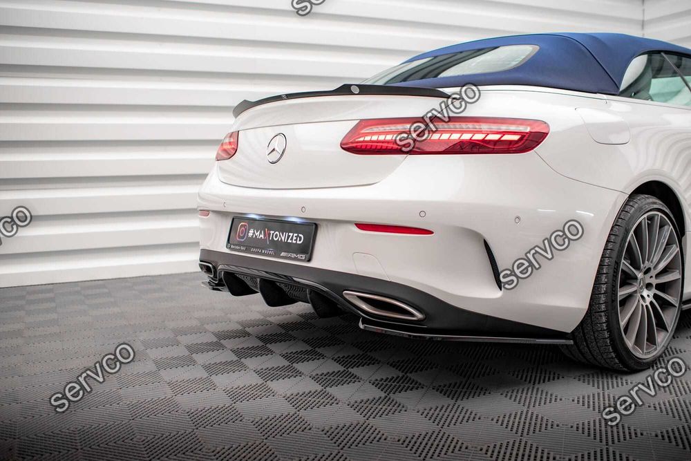 Prelungire splitter bara spate Mercedes E Class W213 Coupe C238 Amg Line 2017- v2 - Maxton Design