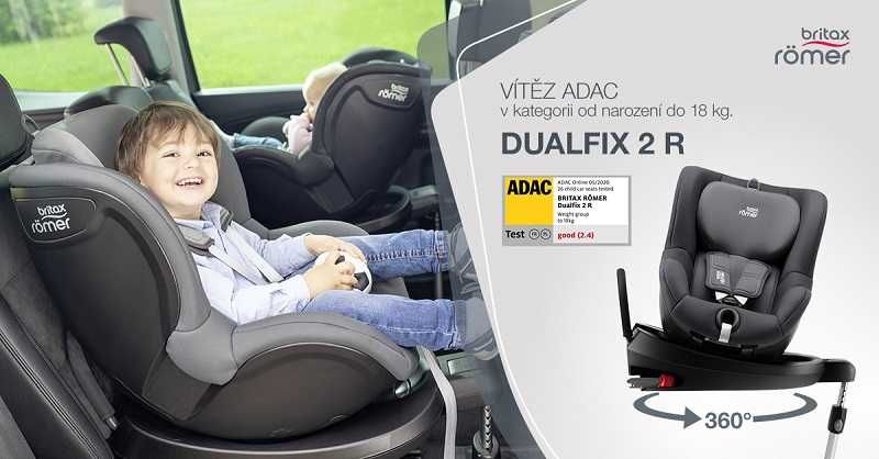 Britax Romer DualFix 2 R - Детско столче за кола с ISOFIX / 360°