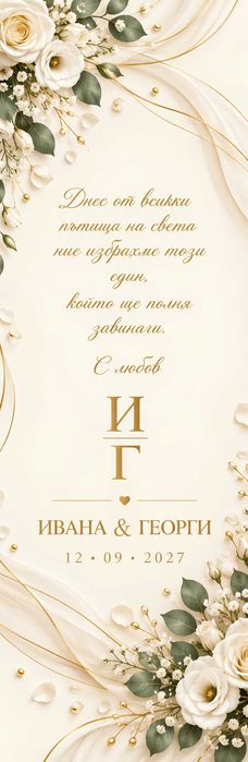 Свадбено платно-пътека