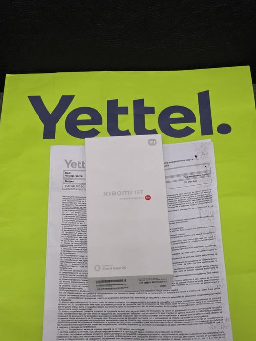 КАТО НОВ 256GB Xiaomi 15T Yettel Гаранция 2028г. Gray | Сив 15 T