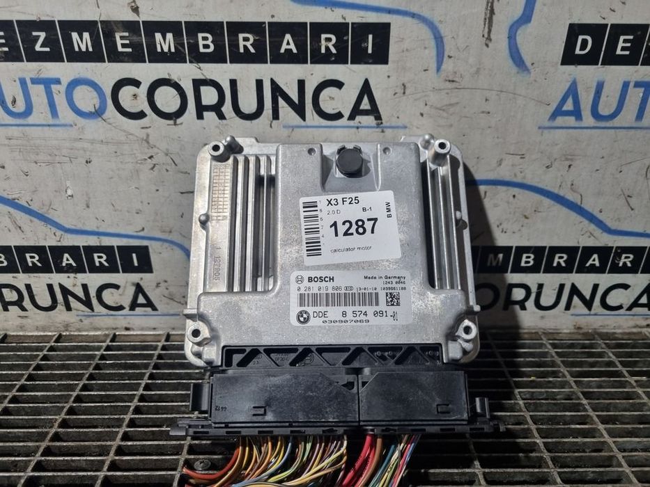 Calculator motor BMW X3 F25 2.0 D 2010 - 2014 184CP Automata N47D20C Euro5 (1287) 8574091