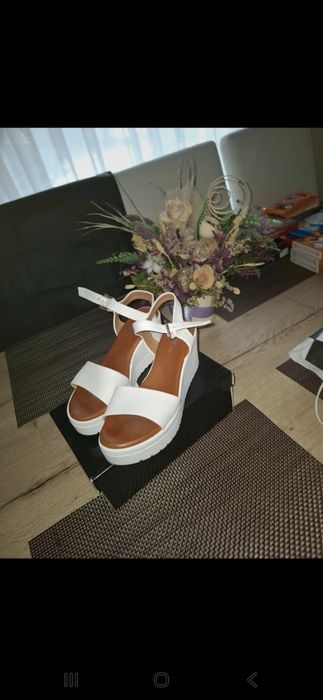 Sandale cu platforma mireasa