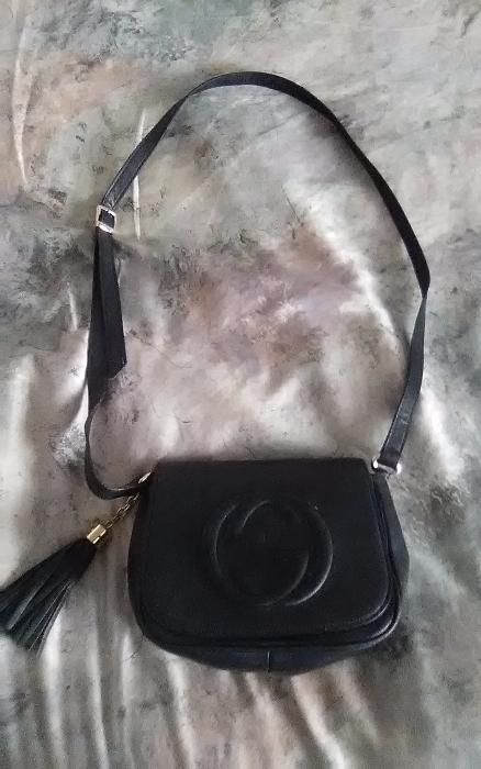 Дамска чанта естествена кожа - GUCI