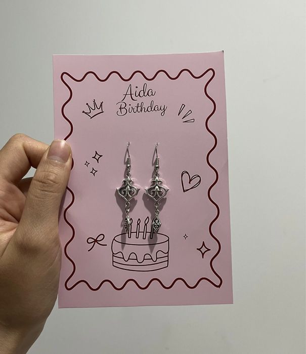 Тойбастар, бонбоньерки серьги