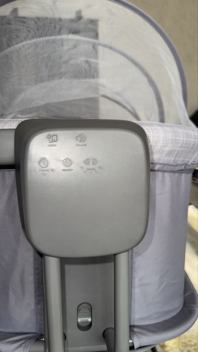 Манеж кровать качеля