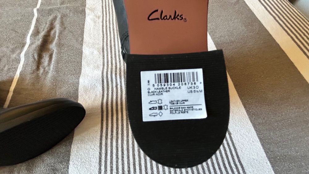 Кожени боти Clarks 35