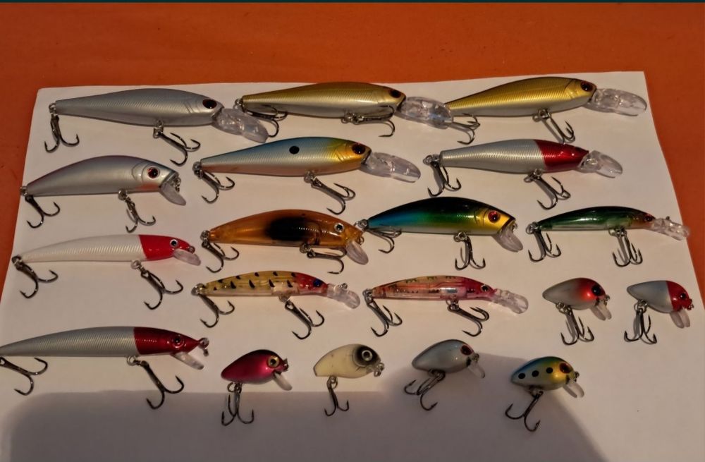 Set voblere+rotative rapitori (pastrav, avat,stiuca, somn,clean,salau)