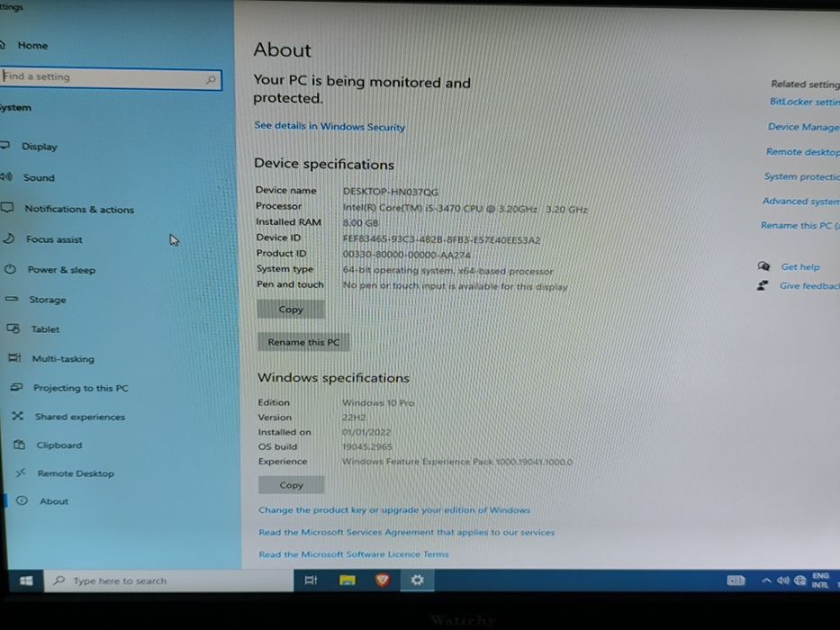Calculator I5 , 8GB RAM