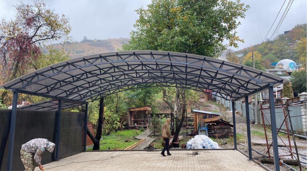 Навес , односкат двухскат дуга