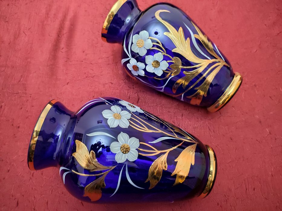 Богемия  редкая ваза