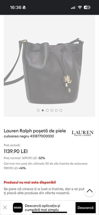 Geanta Ralph Lauren 100% originala !!!