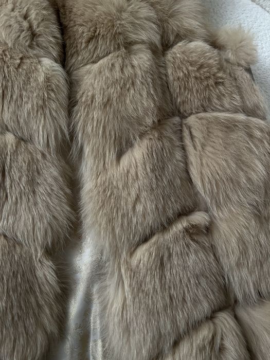 Дамски елеци, изцяло естествен косъм от лисица, монголска вълна и заек