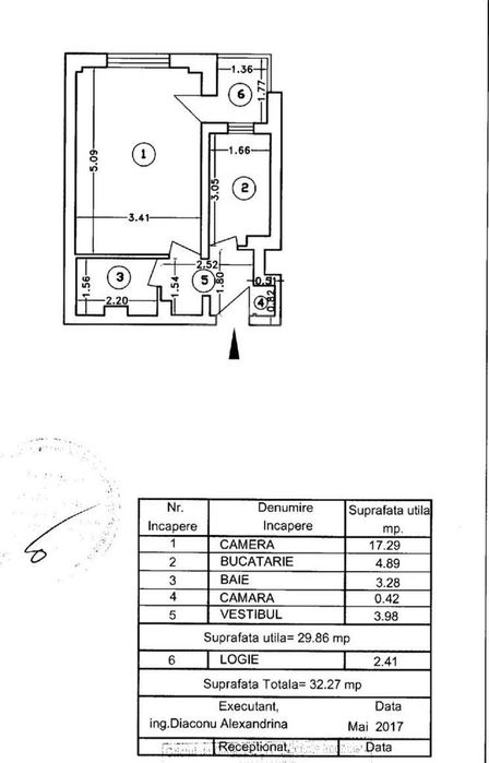 Pantelimon | Ritmului | Obor | Garsoniera in bloc mixt, comision 0%