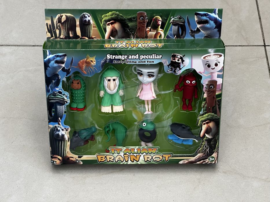 Italian brainrot  комплект  8бр.фиг./Тралеротралала/Балерина капучина