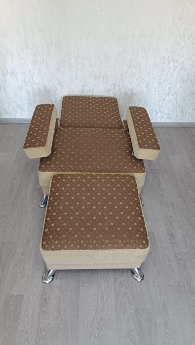 Диван+кресло раскладное+пуфик