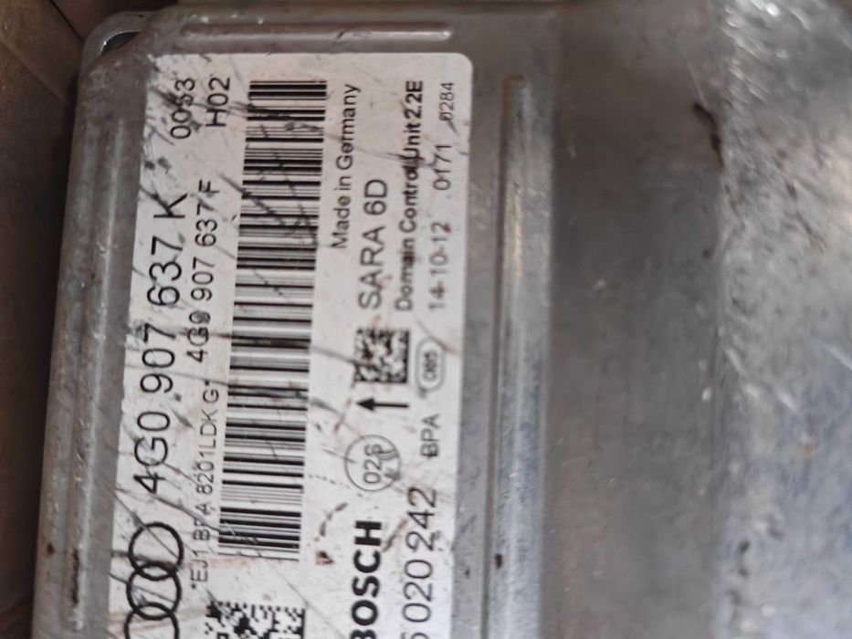 Airbag централа управление въздушни възглавници Audi A6 4G 4g0907637