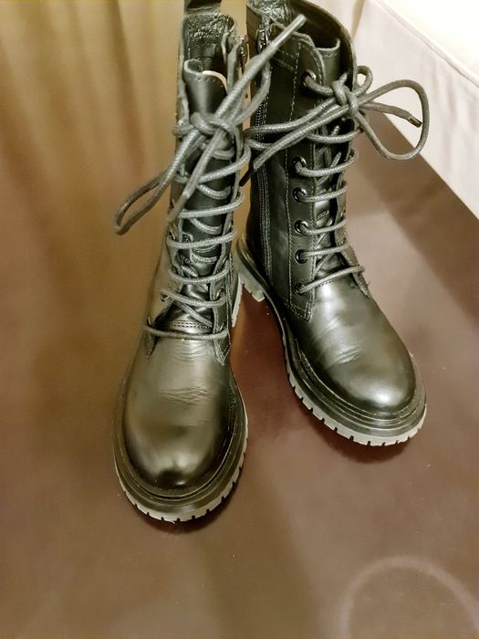 Ghete Zara piele, marimea 30