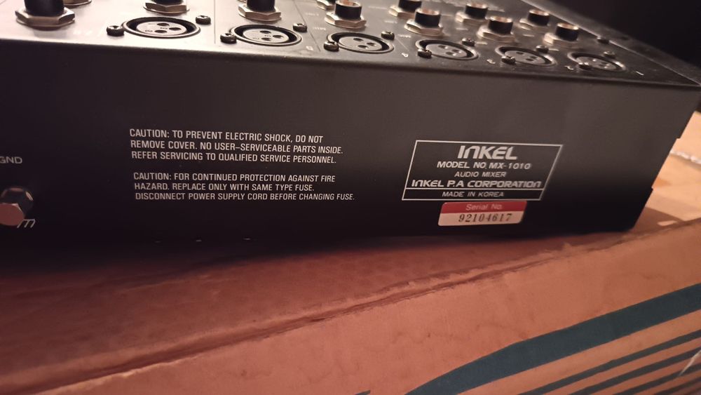 Mixer Audio Inkel Stage Master MX-1010 - 10 Canale - Rack 19" - Vintag