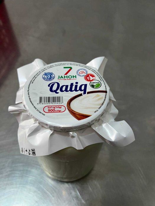 Tabiiy sut mahsulotlari — yogurt, kefir, qatiq, suzma, qaymoq