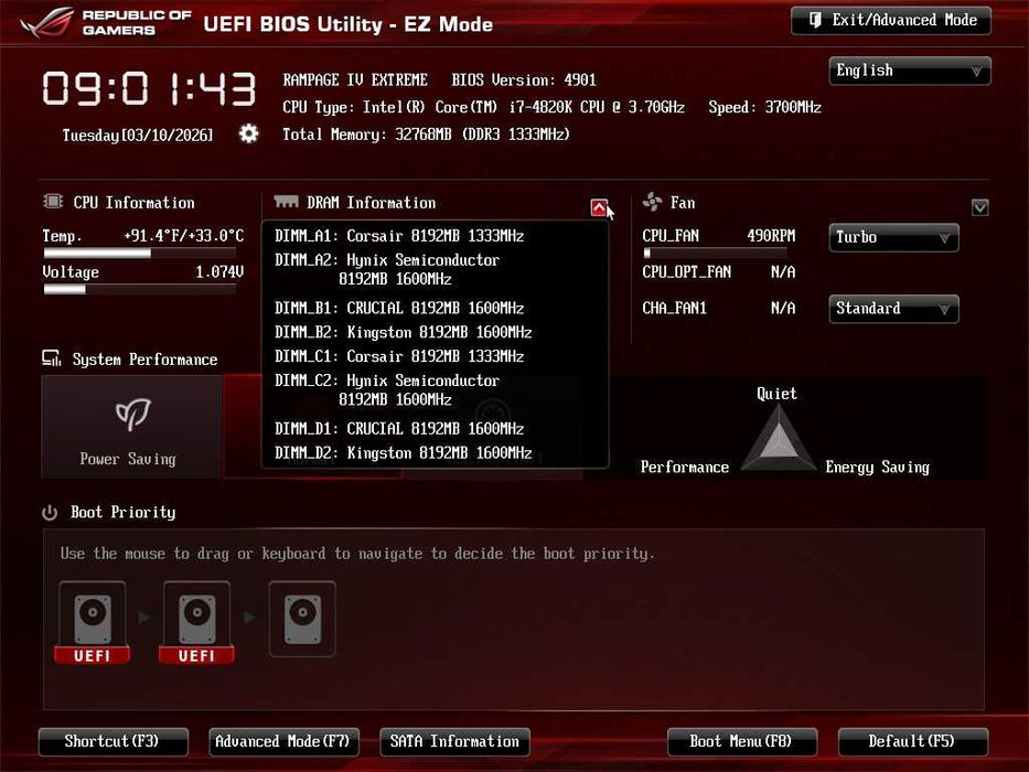 Дънна платка ASUS Rampage IV EXTREME X79 2011 DDR3 OVERCLOCK