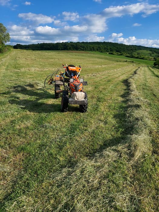 Grebla pentru tractorase cu curele fara tiranti motocultoare, ATV, CAL