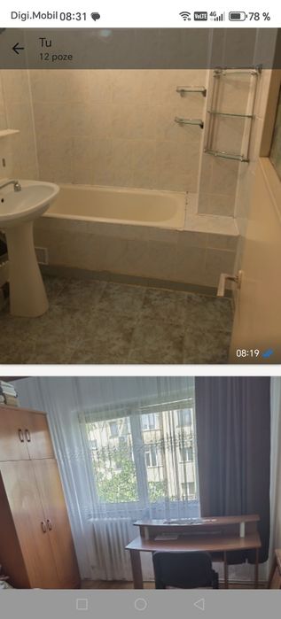 Vând apartament 4 camere Dacia