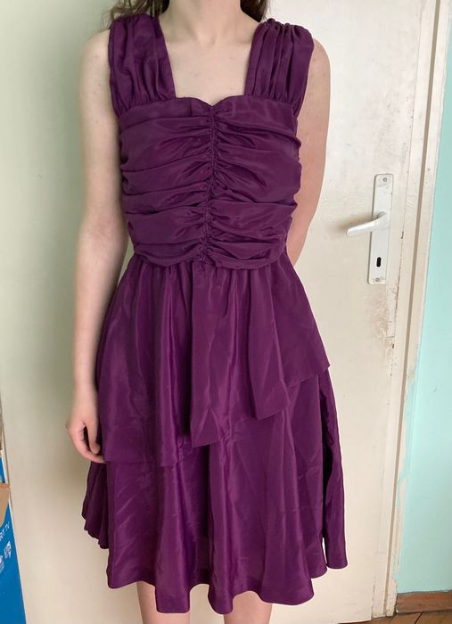 Копринена парти рокля