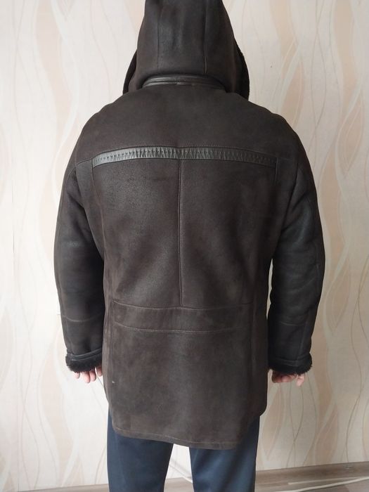 Дубленка зимняя, теплая