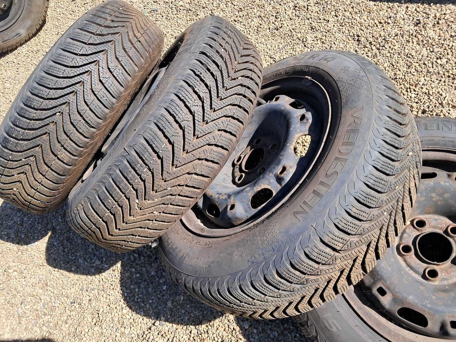 Vw Polo Skoda Fabia Seat Ibiza, set roti de iarna pe 14 dot 2023