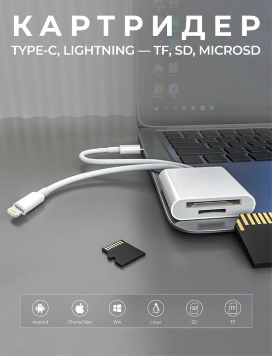 Картридер SD,Micro SD