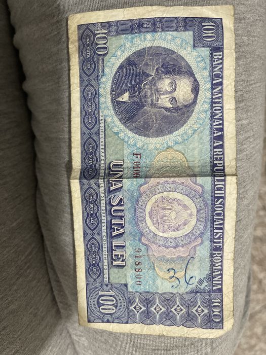 Bancnota 100 lei 1966