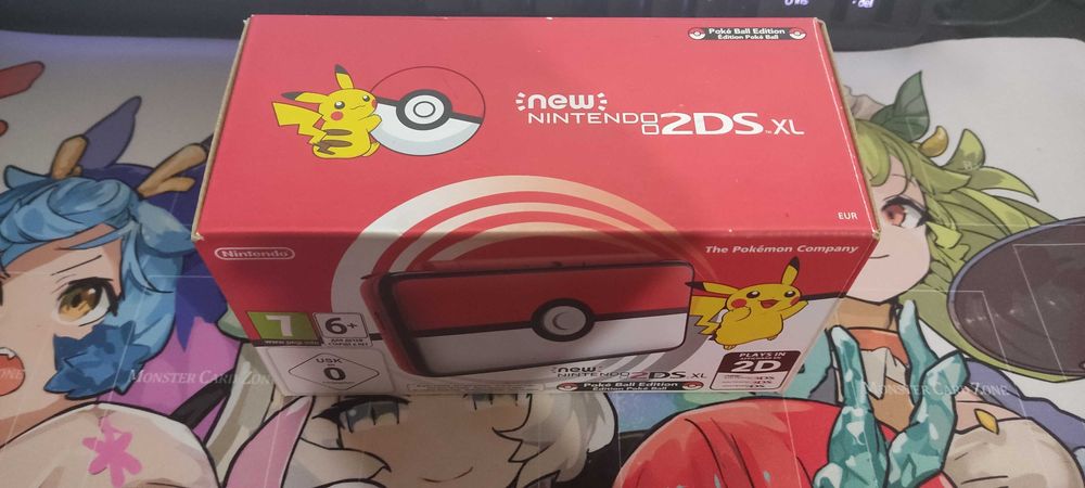 Nintendo 2DS XL Pokeball Edition – Колекционерско състояние (CIB)