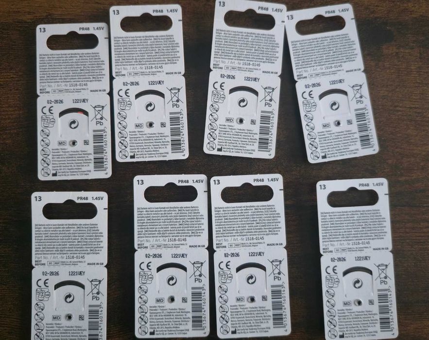 Батерии за слухов апарат Ansmann Type 13( 8 броя )