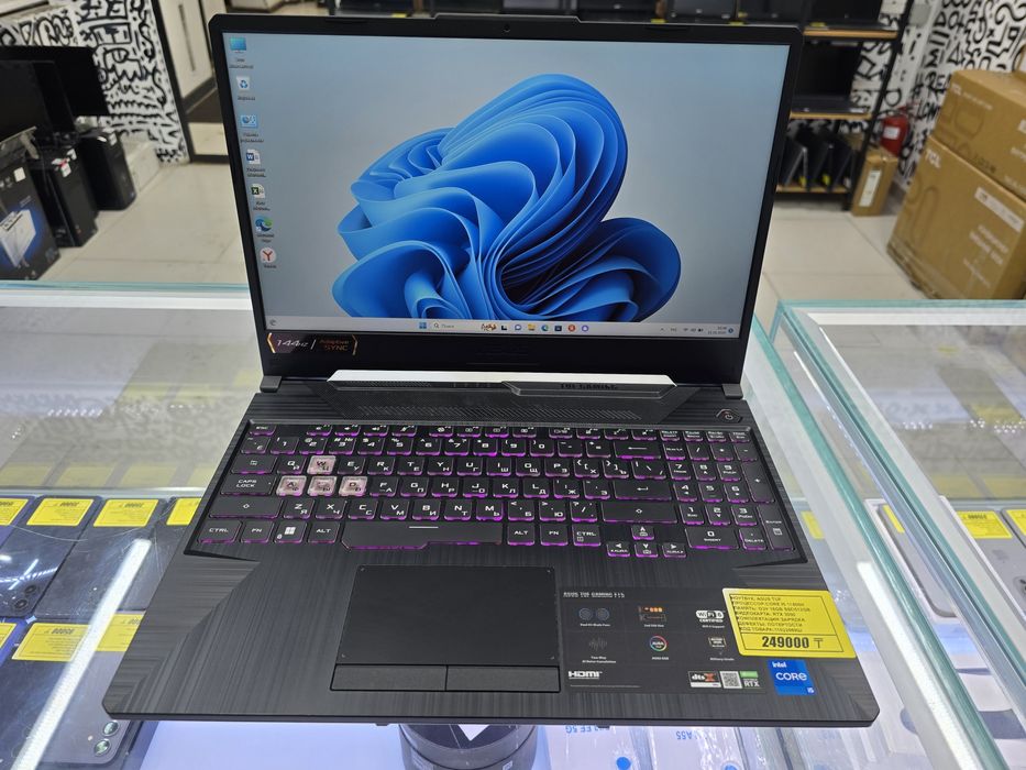 Asus Tuf core i5 11400H озу 16gb ssd512gb Rtx3050 рассрочка